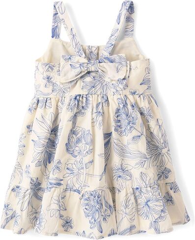 Gymboree,Girls,and Toddler Sleeveless Dresses,Ivory Floral,4 Years in Kuwait