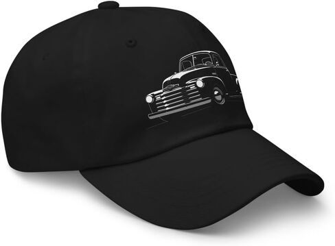 1953 Chevy 3100 Pickup Dad Hat – Vintage Classic Truck Silhouette Hat for Retro Car Enthusiasts in Kuwait