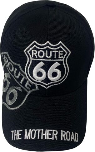 Unisex The Mother Road Route 66 Embroidered Baseball Cap - Travel Inspired Adjustable Dad Hat in Saudi Arabia