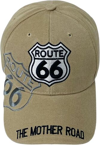 Unisex The Mother Road Route 66 Embroidered Baseball Cap - Travel Inspired Adjustable Dad Hat in Saudi Arabia