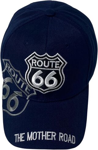 Unisex The Mother Road Route 66 Embroidered Baseball Cap - Travel Inspired Adjustable Dad Hat in Saudi Arabia