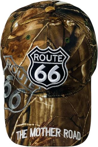 Unisex The Mother Road Route 66 Embroidered Baseball Cap - Travel Inspired Adjustable Dad Hat in Saudi Arabia