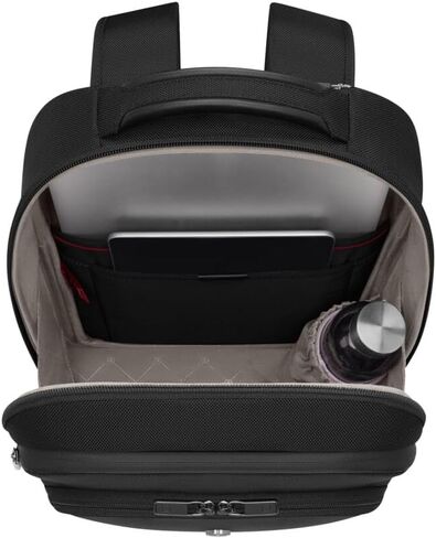 حقيبة ظهر مدمجة من Victorinox Werks Traveler 7.0، حقيبة ظهر مزودة بكمبيوتر محمول مقاس 14 بوصة ومقصورة للكمبيوتر اللوحي مقاس 11 بوصة، باللون الأسود in Kuwait