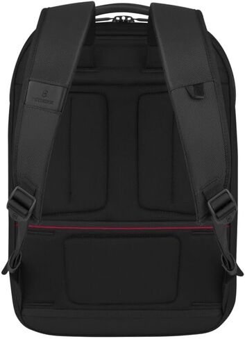 حقيبة ظهر مدمجة من Victorinox Werks Traveler 7.0، حقيبة ظهر مزودة بكمبيوتر محمول مقاس 14 بوصة ومقصورة للكمبيوتر اللوحي مقاس 11 بوصة، باللون الأسود in Kuwait