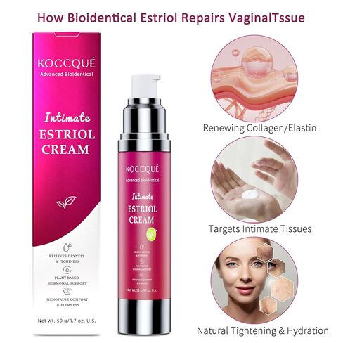 Estriol Cream for Women Menopause Relief: Bioidentical Estrogen Vaginal Cream - 53ml in Saudi Arabia