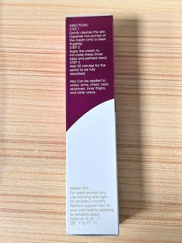 Estriol Cream for Women Menopause Relief: Bioidentical Estrogen Vaginal Cream - 53ml in Saudi Arabia