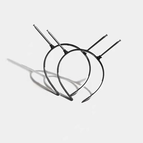 Cosplay Alien Headband Scalable Antenna Shape Hair Hoop Rave Party Headpiece Hairband Party Cosplay Costume s Unisex, Black in Saudi Arabia