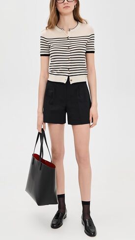 Theory Women's Fluid Pleated Shorts in Kuwait