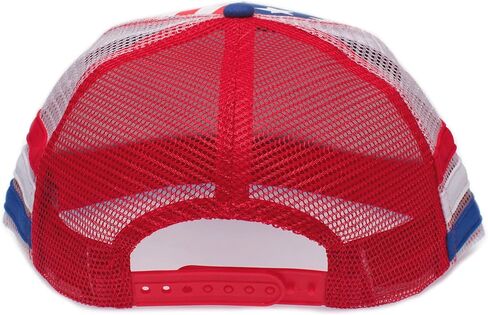 Classic 3 Stripe Don’t Ruffle My Feathers Hat Flat Bill Adult One-Size Cap Multi in Saudi Arabia