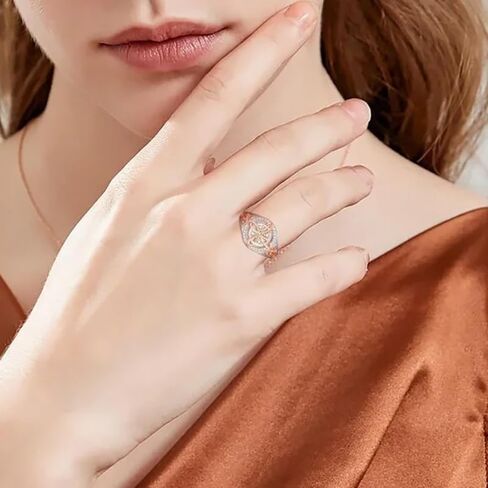 Witches Protection Knot Ring For Women, Protect Your Loved Ones Witch’s Return-Knot Band Cubic Zirconia Rings Gift Jewelry in Saudi Arabia
