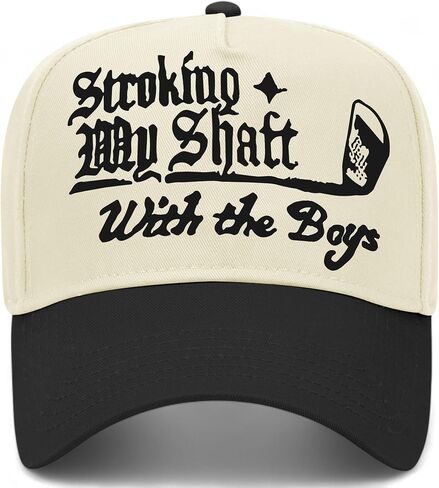 Stroking My Shaft with The Boys Golf Hat | Premium Adjustable Snapback Baseball Vintage Trucker Hats for Men & Women in Kuwait