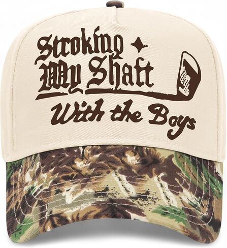 Stroking My Shaft with The Boys Golf Hat | Premium Adjustable Snapback Baseball Vintage Trucker Hats for Men & Women in Kuwait