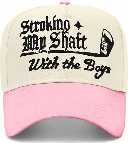 Stroking My Shaft with The Boys Golf Hat | Premium Adjustable Snapback Baseball Vintage Trucker Hats for Men & Women in Kuwait