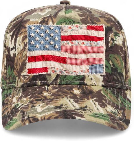 BROTHER TRUCKERS USA Flag Patchwork Hat in Kuwait