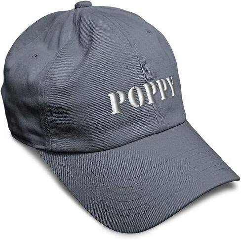 Soft Baseball Hat Embroidered Dad Hat Poppy Father Padre Dad Daddy Papa Pop Men & Ladies Baseball Cap in Kuwait