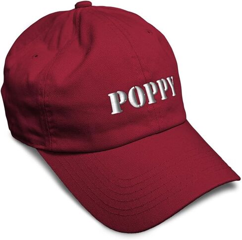 Soft Baseball Hat Embroidered Dad Hat Poppy Father Padre Dad Daddy Papa Pop Men & Ladies Baseball Cap in Kuwait