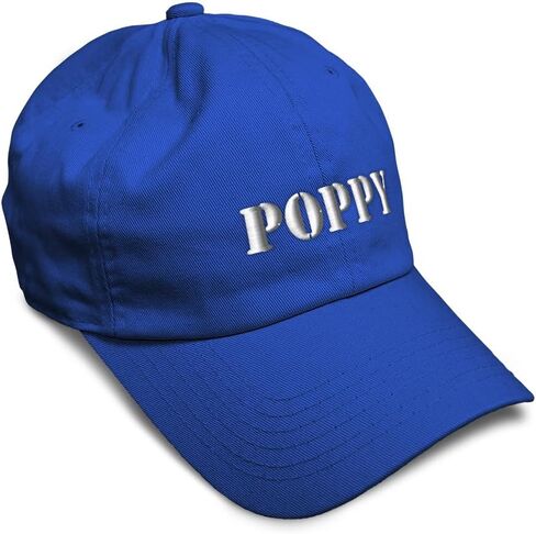 Soft Baseball Hat Embroidered Dad Hat Poppy Father Padre Dad Daddy Papa Pop Men & Ladies Baseball Cap in Kuwait