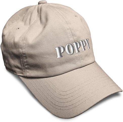 Soft Baseball Hat Embroidered Dad Hat Poppy Father Padre Dad Daddy Papa Pop Men & Ladies Baseball Cap in Kuwait