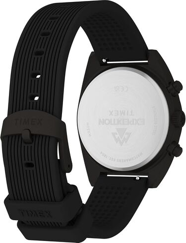 Timex Men's Expedition Capstone Chronograph 41mm Watch - Black Two- Piece Black Dial Gunmetal Case in Kuwait