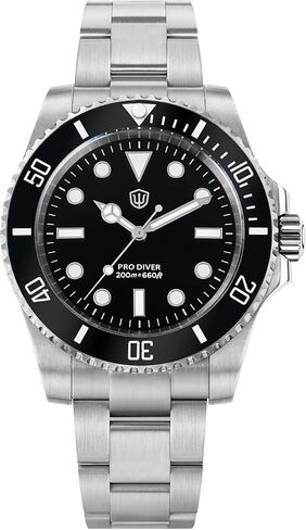 watchdives Professional Diver Watch, WD1680Q V2 Japan VH31 Sweep Second Quartz Wristwatch 40mm Sapphire Crystal Watches 200m Waterproof Luminous Analog Watch in Saudi Arabia