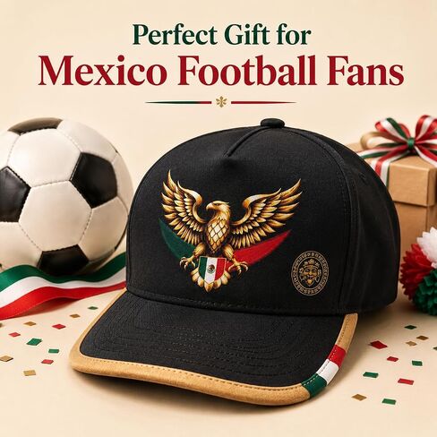 JAMA Mexico Golden Eagle Cap, Unisex | Limited Edition, Breathable, Lightweight, Football Fan Cap 2026 in Kuwait