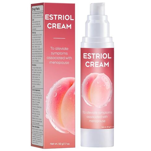 كريم Bioidentical Estriol النسائي الحميم، دعم ترطيب يومي للترطيب والراحة، العناية بفترة ما قبل انقطاع الطمث، 50 جم (1.76 أونصة) in Kuwait