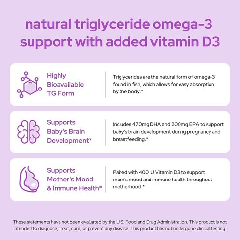 Premom Prenatal Vitamins for Women Capsules & Prenatal DHA Mini Softgels Bundle, Womens Prenatal Multivitamin & Mineral Supplement, Triglyceride Omega 3 Fish Oil, Fertility & Baby Brain Support* in Saudi Arabia