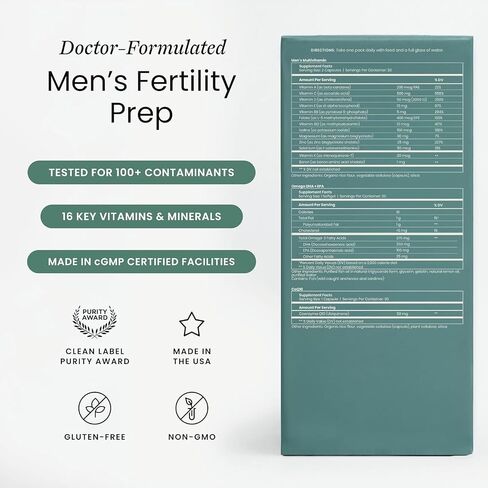 Perelel Conception Support & Men's Multi Support Bundle, Prenatal Multivitamin for Fertility Wellness & Daily Multivitamin for Men's Wellness, 60 Daily Pill Packs in Saudi Arabia