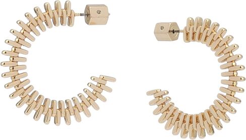 AllSaints Women's Zipper Hoop Earrings in Saudi Arabia