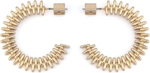 AllSaints Women's Zipper Hoop Earrings in Saudi Arabia