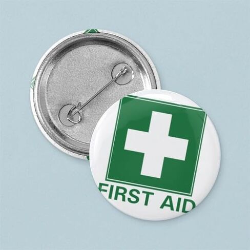 CafePress First Aid 1" Round Mini Button Pin in Kuwait