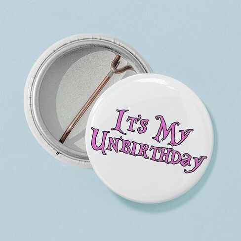 CafePress It's My Unbirthday Alice In Wonderland دبوس دائري صغير مقاس 1 بوصة in Kuwait