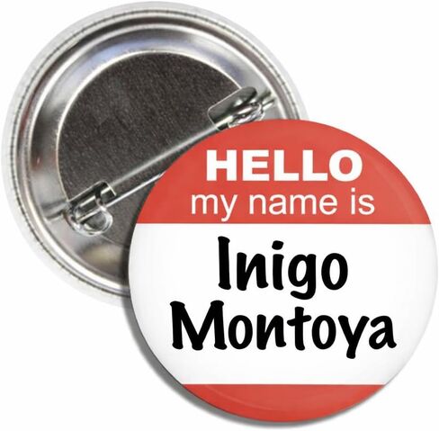 Princess Bride Inspired Inigo Montoya Collectible Pin Button, 1.50 Inches, for Backpacks, Jean Jackets, Lanyard in Kuwait