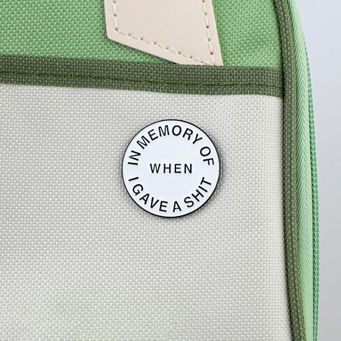 In Memory Of When I Gave A Sht Sarcastic Rude Dark Humor Enamel Pin, Funny Adult Joke Pin Brooch, Offensive Humor Brooch Badge, Sarcastic Workplace Sarcasm Gift For Boss Sassy Coworker Friends, Funny Office Sarcasm Badges, Blunt Jewelry Accessory in Kuwait