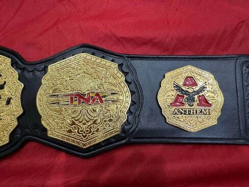 TNA Championship Belt - World Heavyweight Wrestling Replica Title Wrestling Champion Belt in Kuwait