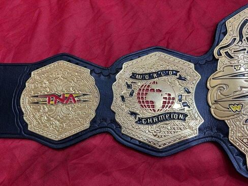 TNA Championship Belt - World Heavyweight Wrestling Replica Title Wrestling Champion Belt in Kuwait
