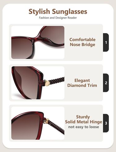 نظارات شمسية عصرية من EYEGUARD للنساء للحماية من الأشعة فوق البنفسجية، نظارة شمسية نسائية كبيرة الحجم ذات حجم كبير، قطعتان in Kuwait