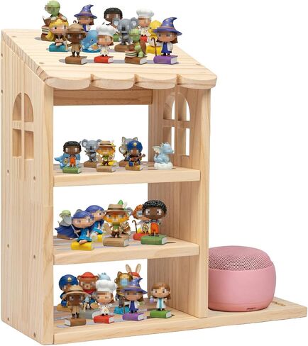 Upgrade Shelf for Tonie Box, Compatible with Toniesbox 1/2 Tonies Magentic Wall Shelf for Creative Tonies Figures Characters, Wooden Storage Shelves for Playroom, Wall-Mounted & Desktop Placement in Saudi Arabia