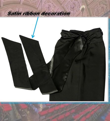 SCGGINTTANZ G4007 Latin Modern Ballroom Dance Professional Satin Ribbone Lastic Straight Trousers Pants in Saudi Arabia