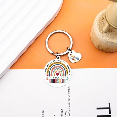 School Counselor Gifts for Women Men Thank You Appreciation Gifts for Counselors School Administrator Gift Ideas Guidance Counselor Keychain Unique Birthday Christmas Gift for Teacher in Kuwait