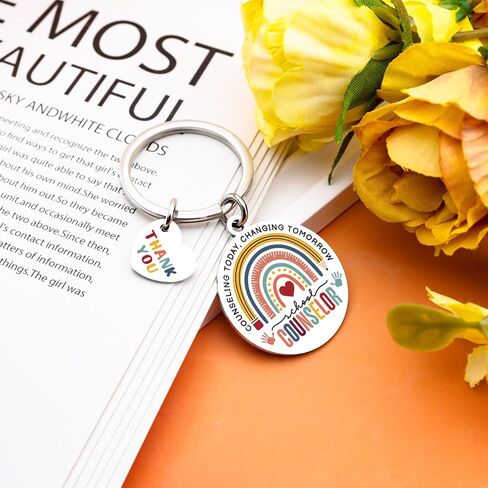 School Counselor Gifts for Women Men Thank You Appreciation Gifts for Counselors School Administrator Gift Ideas Guidance Counselor Keychain Unique Birthday Christmas Gift for Teacher in Kuwait