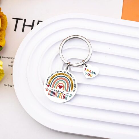 School Counselor Gifts for Women Men Thank You Appreciation Gifts for Counselors School Administrator Gift Ideas Guidance Counselor Keychain Unique Birthday Christmas Gift for Teacher in Kuwait