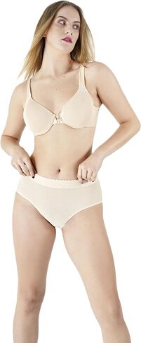 Wonderbum Brief Panties with Pre-shaped Booty Padding Seamless Butt Enhancing Shapewear, Lightweight, Natural, Nude, X-Large in Saudi Arabia