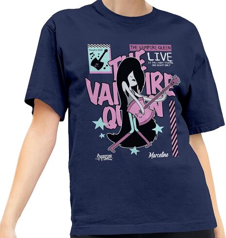 Adventure Time Marceline Vampire Queen Live at The Candy Tavern Men's and Women's Short Sleeve T-Shirt in Saudi Arabia
