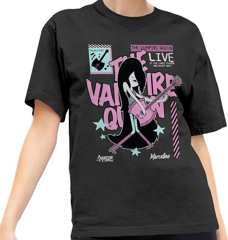 Adventure Time Marceline Vampire Queen Live at The Candy Tavern Men's and Women's Short Sleeve T-Shirt in Saudi Arabia