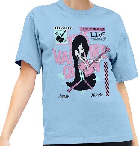 Adventure Time Marceline Vampire Queen Live at The Candy Tavern Men's and Women's Short Sleeve T-Shirt in Saudi Arabia