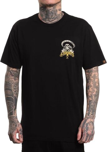 تي شيرت Sullen الرجالي Viva Mexico Choloha Capsule Tattoo Lifestyle Graphic من القطن الفاخر بأكمام قصيرة in Kuwait