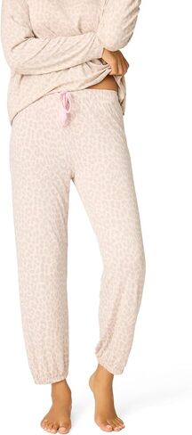 PJ Salvage Women's Luxe Leopard Dreams Banded Pants in Kuwait