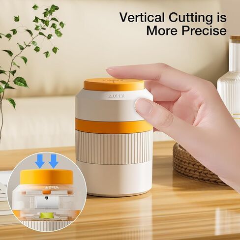 3-in-1 Pill Splitter 1/4 & 1/2, QUARDINE Adjustable Pill Cutter with Storage & Grinder, Tablet Cutter with Stainless Steel Blade, Pill Grinder for Vitamins, Tablets, Small or Large Pills (Orange) in Kuwait