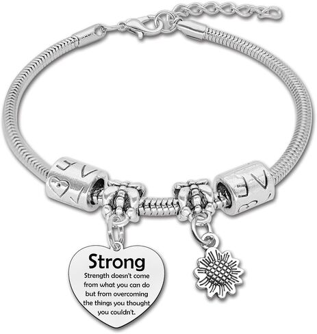 Inspirational Bracelets for Women Stainless Steel Bracelet Inspirational Gift for Friends Motivational Bracelets for Women Friends Sister Motivational Positive Quotes Bracelet Christmas Birthday Gift in Saudi Arabia